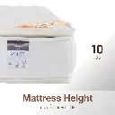Lotus - O-Season II 6ft × 6.5ft - Foam Spring Mattress - Medium Soft - 10"