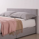 Snooze Bed 6ft-Light Grey Fabric