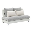 Jelly Sofa Mini 2 Seater-Black/White