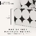 Lotus Attitude Brooklyn - Comforter 90"x100" - LTA-CT-BROOKLYN-BR01W