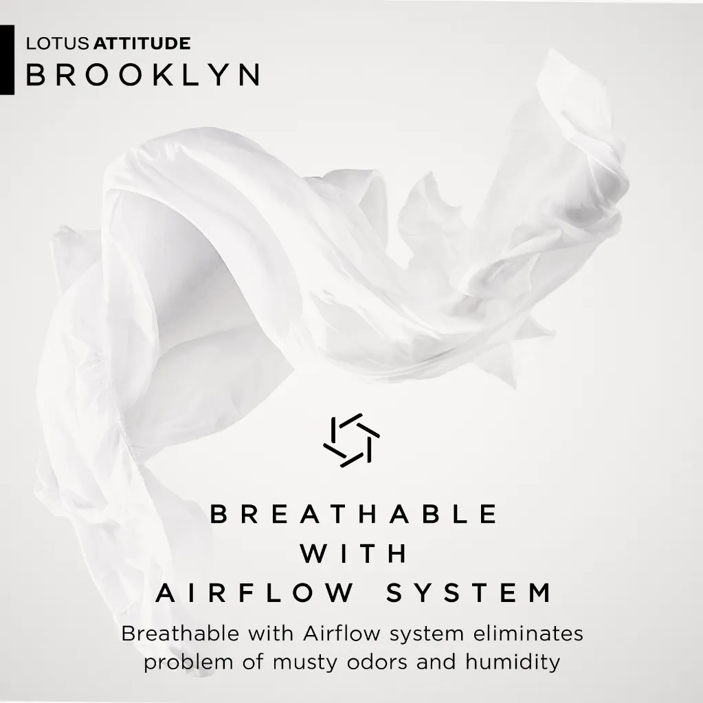 Lotus Attitude Brooklyn - Comforter 90"x100" - LTA-CT-BROOKLYN-BR01W