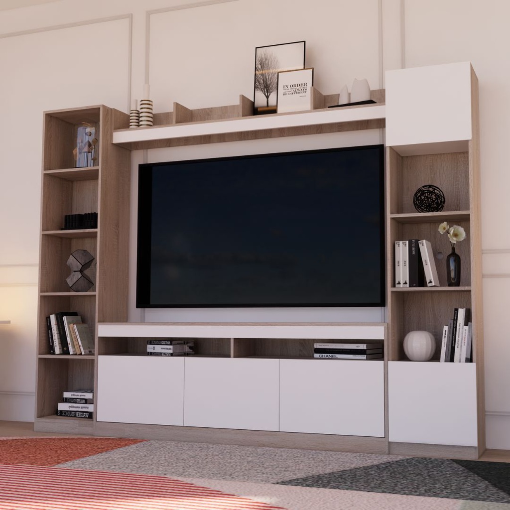 Conlin Plus Showcase 240cm-Solid /White