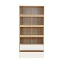 Harlie Tall Cabinet CT80-Solid Oak/White