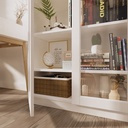 KC-Play /Jobio Tall Cabinet CT80-DE02/White/Clear Glass