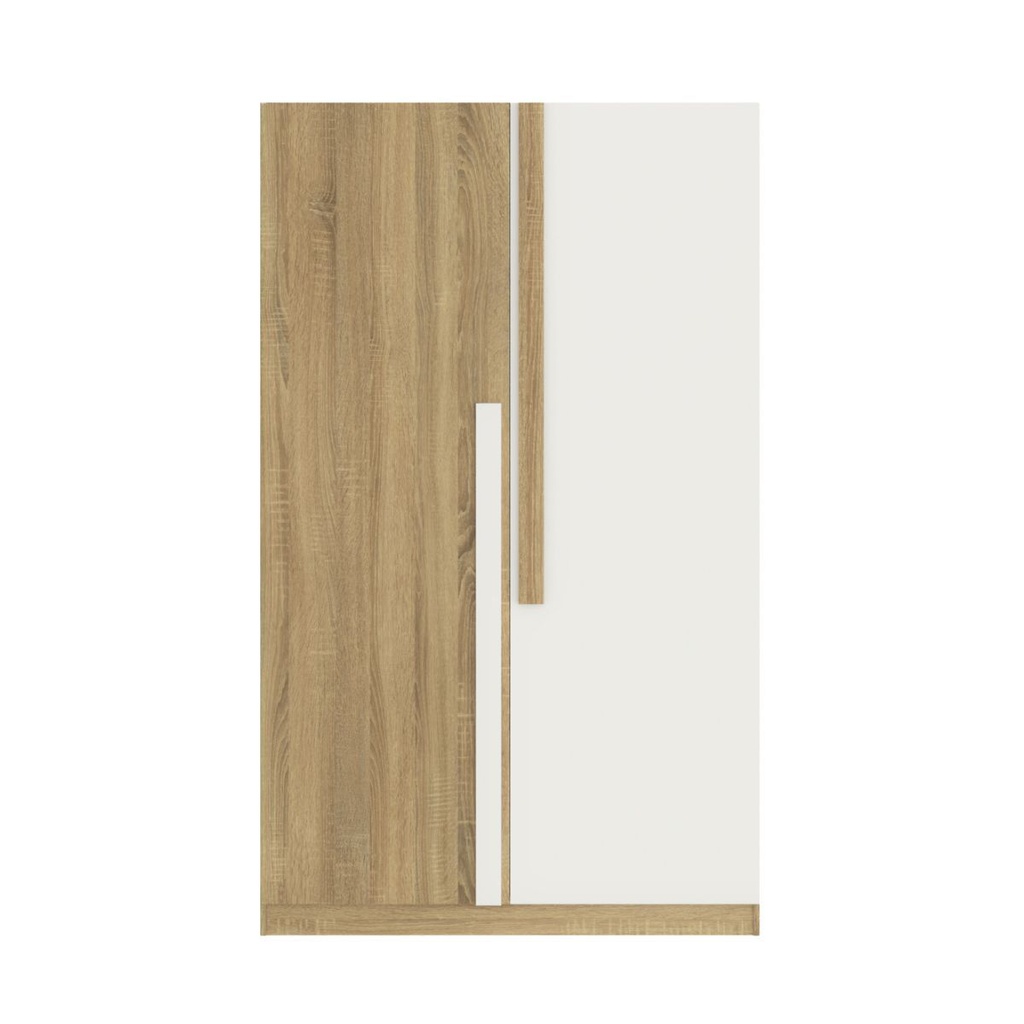 Go/Hoshino Wardrobe-WO160/Solid Oak/White