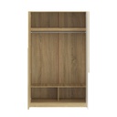 Go/Hoshino Wardrobe-WO160/Solid Oak/White