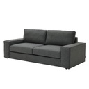 Restly Sofa 3Seater Plastic Leg/Dark Grey/LE