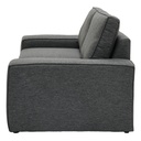 Restly Sofa 2Seater Plastic Leg/Dark Grey/LE