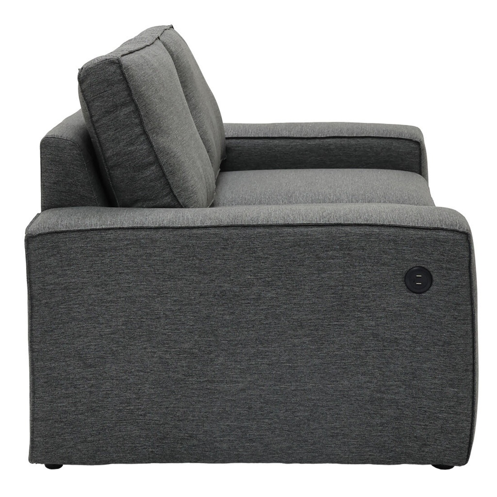 Restly Sofa 2Seater Plastic Leg/Dark Grey/LE