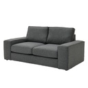 Restly Sofa 2Seater Plastic Leg/Dark Grey/LE