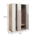 Preem Wardrobe WO120/Solid/White
