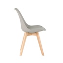 Lifely Dining Chair/Beech Grey/SL Grey