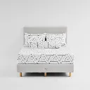 Lotus Attitude Brooklyn - QS Fitted Bedsheet Set-5pcs - LTA-BS-BROOKLYN-BR01W