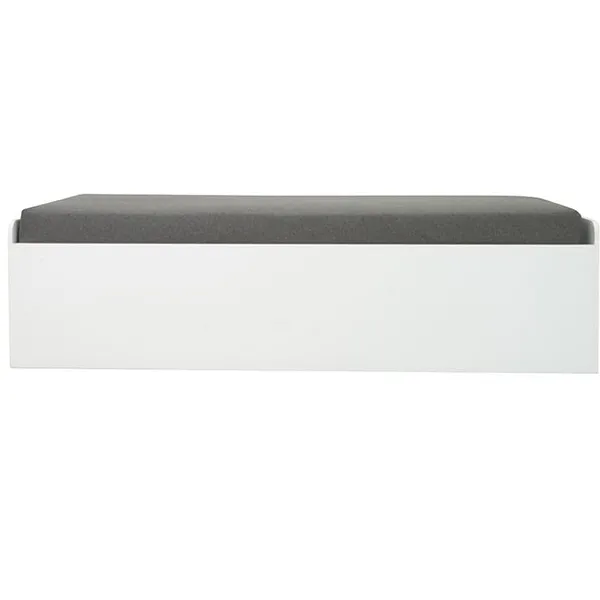KC-Play Beddesk Sofabed-White/Grey Cushion
