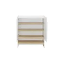 KC-Play Nordis Shoe Cabinet SH80-Lindberg Oak/White