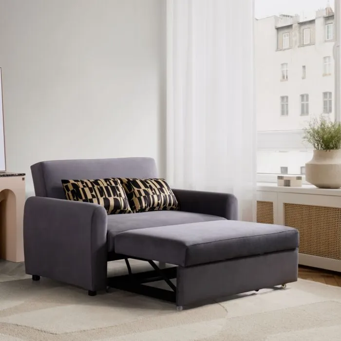 Elle Decor - Buddy Sofa Bed - Dark Gray