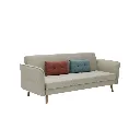 Fresh Sofa Bed-Natural Eucalyptus Leg/Cream