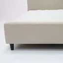 Giffer Bed 5ft-Cream Fabric
