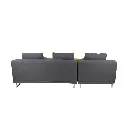 Girly Sofa - Left Corner - Dark Grey