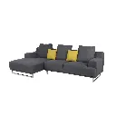 Girly Sofa - Left Corner - Dark Grey