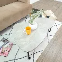 Grand Coffee Table - Grey Steel/Black Steel