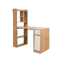 Grant Working Table 120-Solid Oak/White