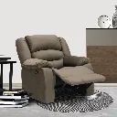Zac Recliner 1 Seater - Light Brown
