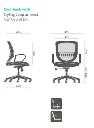 Merryfair Esie Cool-back Office Chair S-BL418/B-MESH31