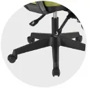 Merryfair Stick Flex - Low Back Loop-arm Office Chair - Black-537TKA60N3