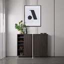 Noir Shoe Cabinet - SH80-40-120cm - Dark Grey