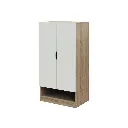 Preem Shoe Cabinet SH60-Solid Oak/White