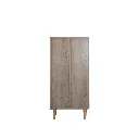 Looms Conell Cabinet -Solid Oak /White/Green