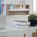 Looms Grace Hanging Shelf 60-Solid Oak/White