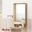 Looms Kyoto Dressing Table DT50-Solid Oak/White