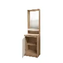 Looms Kyoto Dressing Table DT50-Solid Oak/White