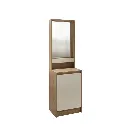 Looms Kyoto Dressing Table DT50-Solid Oak/White