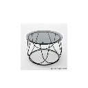 Scotch Coffee Table-C60#2-Black/Black Grey Glass