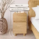 Skift Night Table 35cm wide-Nyhavn Oak