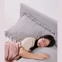 Snooze Bed 6ft-Light Grey Fabric