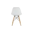 Soto Dining Chair - Wood Legs - White