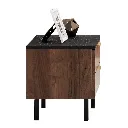 Tavern Night Table-45cm Wide-Legato/BLMQ