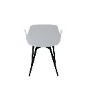Timson-B Dining Chair-Steel Black/White