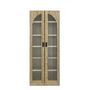 Valley Showcase/SC80-40-200-Wood/Wavy Glass