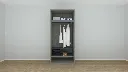 Wardrobe Plus -I@H_250000246:DA-MN/IVO/TW/Grey,Door:MN/CLEAR