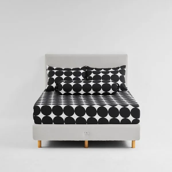 Lotus Attitude Brooklyn - QS Fitted Bedsheet Set-5pcs - LTA-BS-BROOKLYN-BR04B