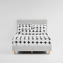Lotus Attitude Brooklyn - QS Fitted Bedsheet Set-5pcs - LTA-BS-BROOKLYN-BR04W