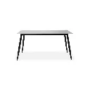 Marter-A150 Dining Table Black/Grey Stone