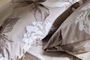 Lotus Attitude - QS Fitted Bedsheet Set-5pcs - Burgundy