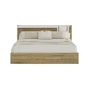 Go/Hoshino Bed 6ft- Solid Oak/White