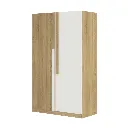 Go/Hoshino Wardrobe-WO160/Solid Oak/White